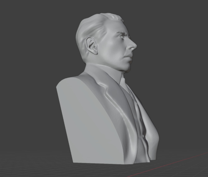 Niels Bohr 3D print model_19