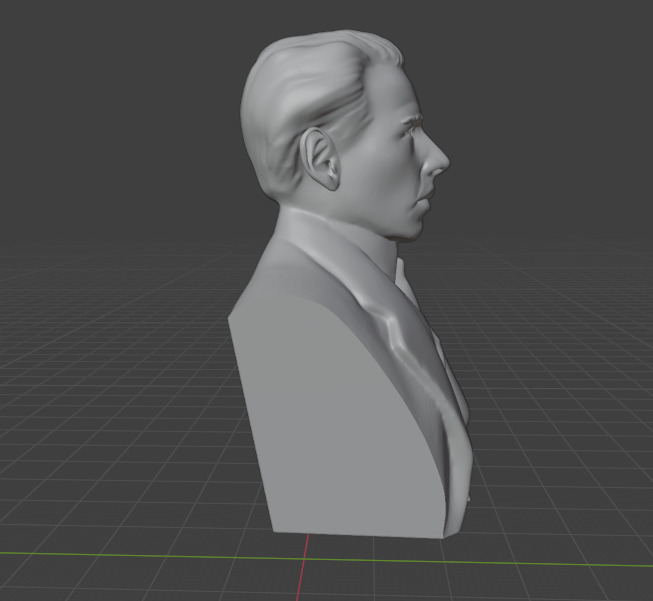 Niels Bohr 3D print model_18