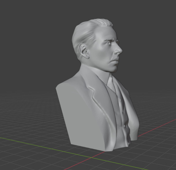 Niels Bohr 3D print model_17