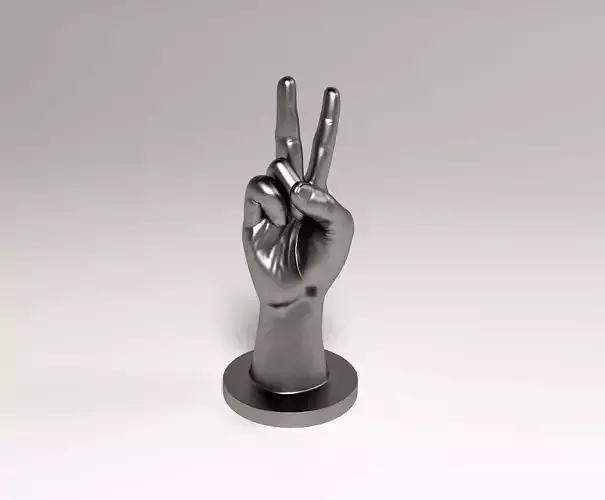 Hand Peace 3D print model