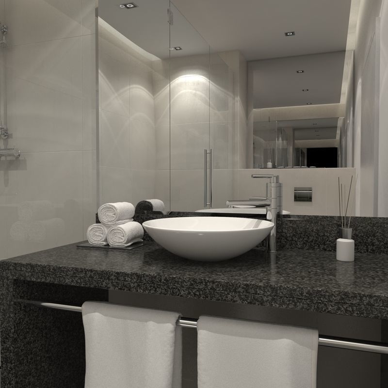 Hotel Bathroom 3D model_5
