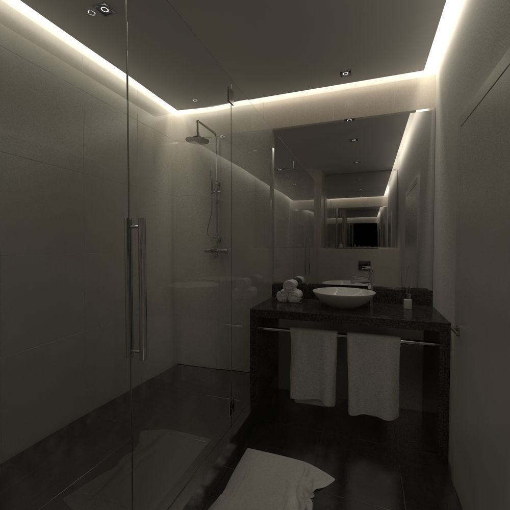 Hotel Bathroom 3D model_14