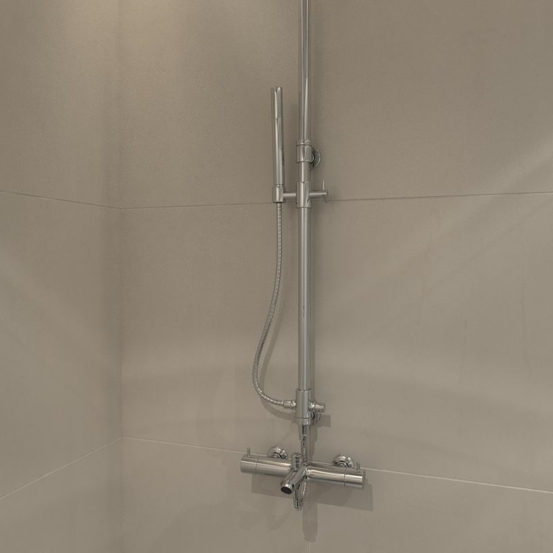 Hotel Bathroom 3D model_7