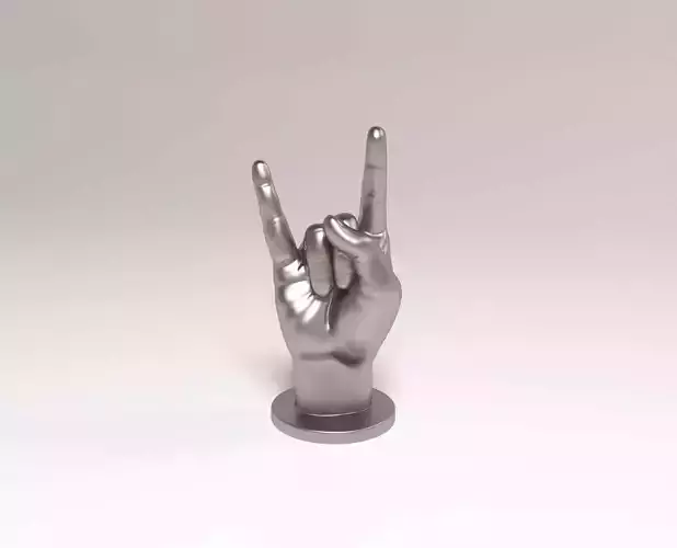 Hand Rock 3D print model