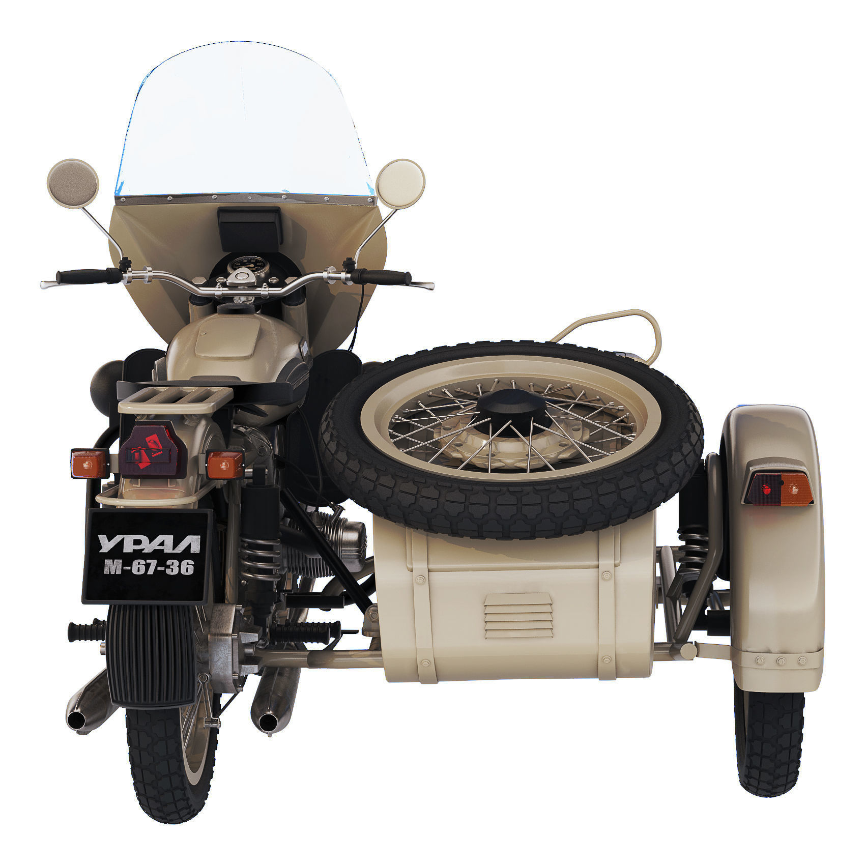 Ural M67-36 1982 3D model_6