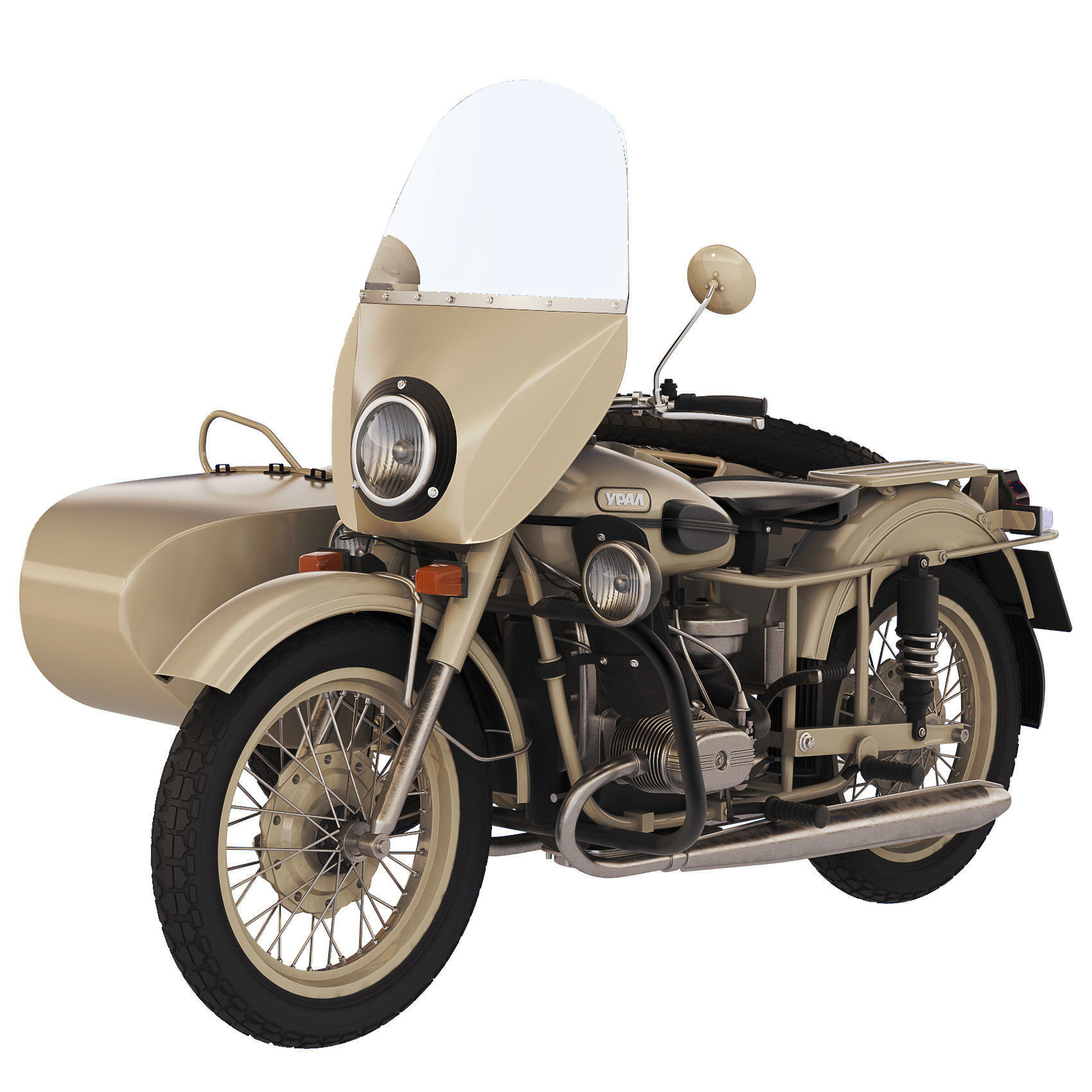 Ural M67-36 1982 3D model_2
