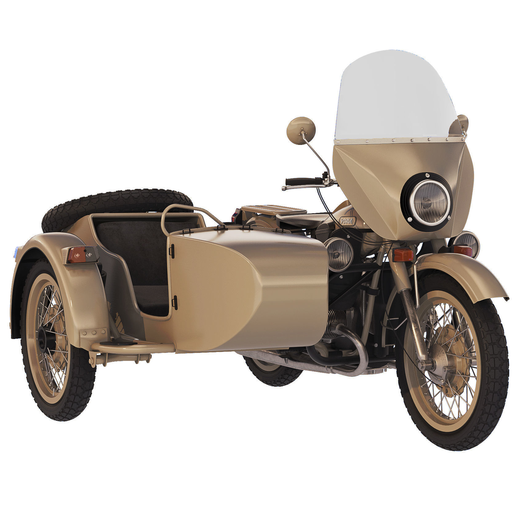 Ural M67-36 1982 3D model_9