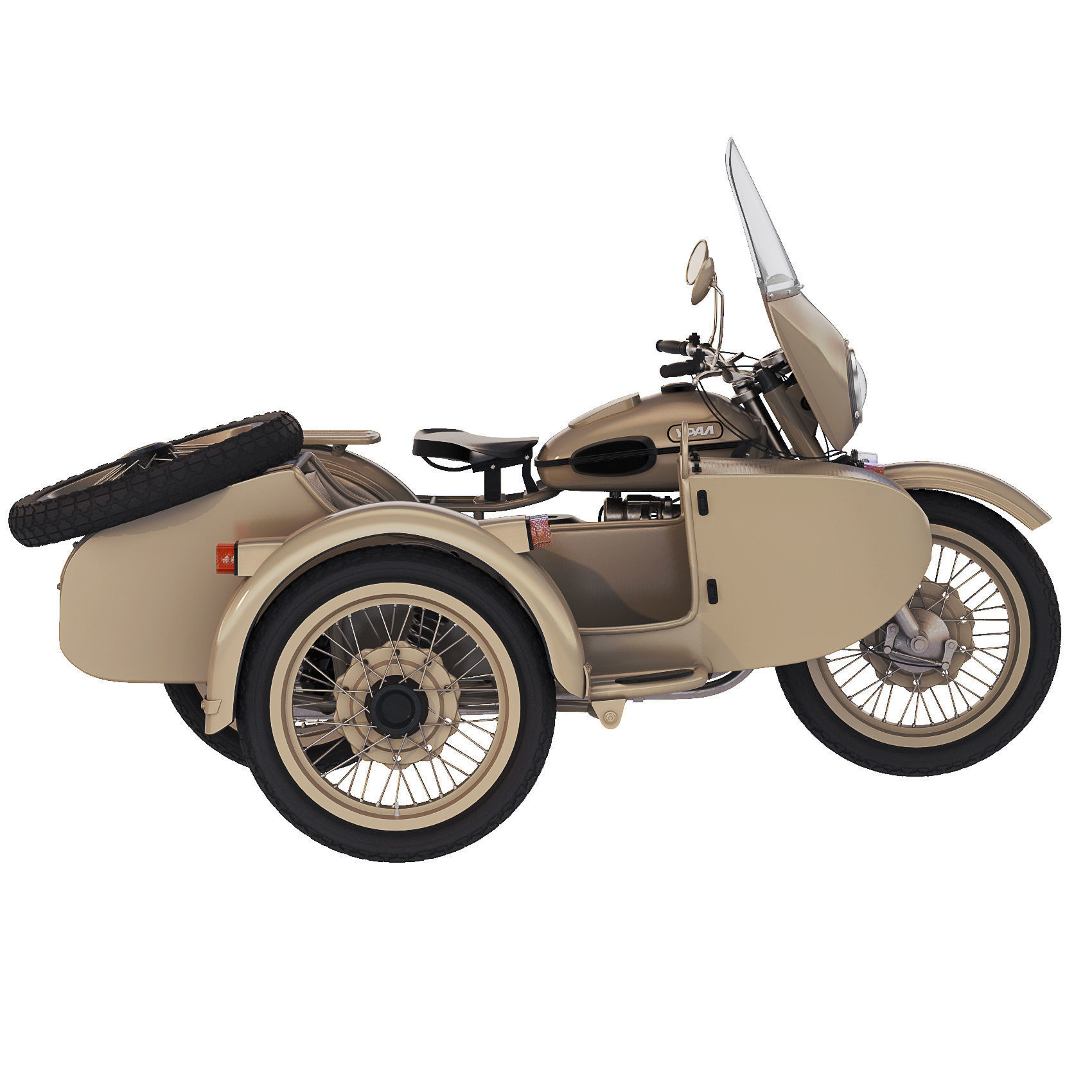 Ural M67-36 1982 3D model_8