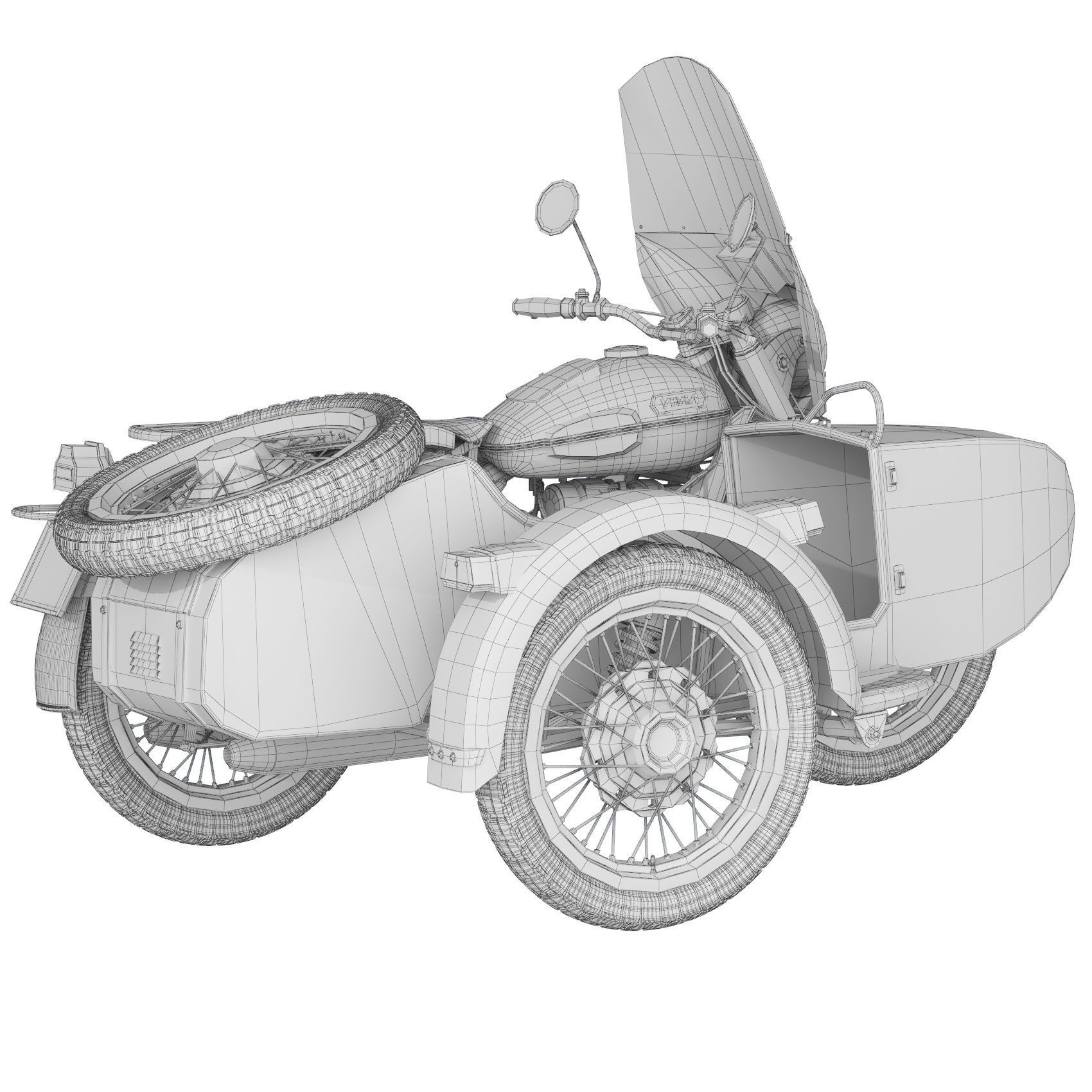 Ural M67-36 1982 3D model_11