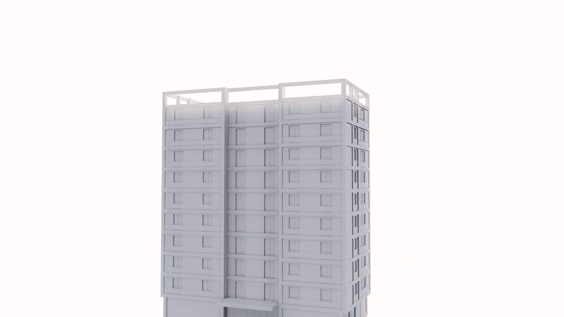 HOUSE 39 Low-poly 3D model_37