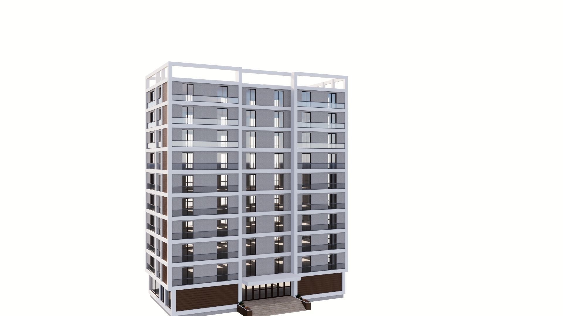 HOUSE 39 Low-poly 3D model_11