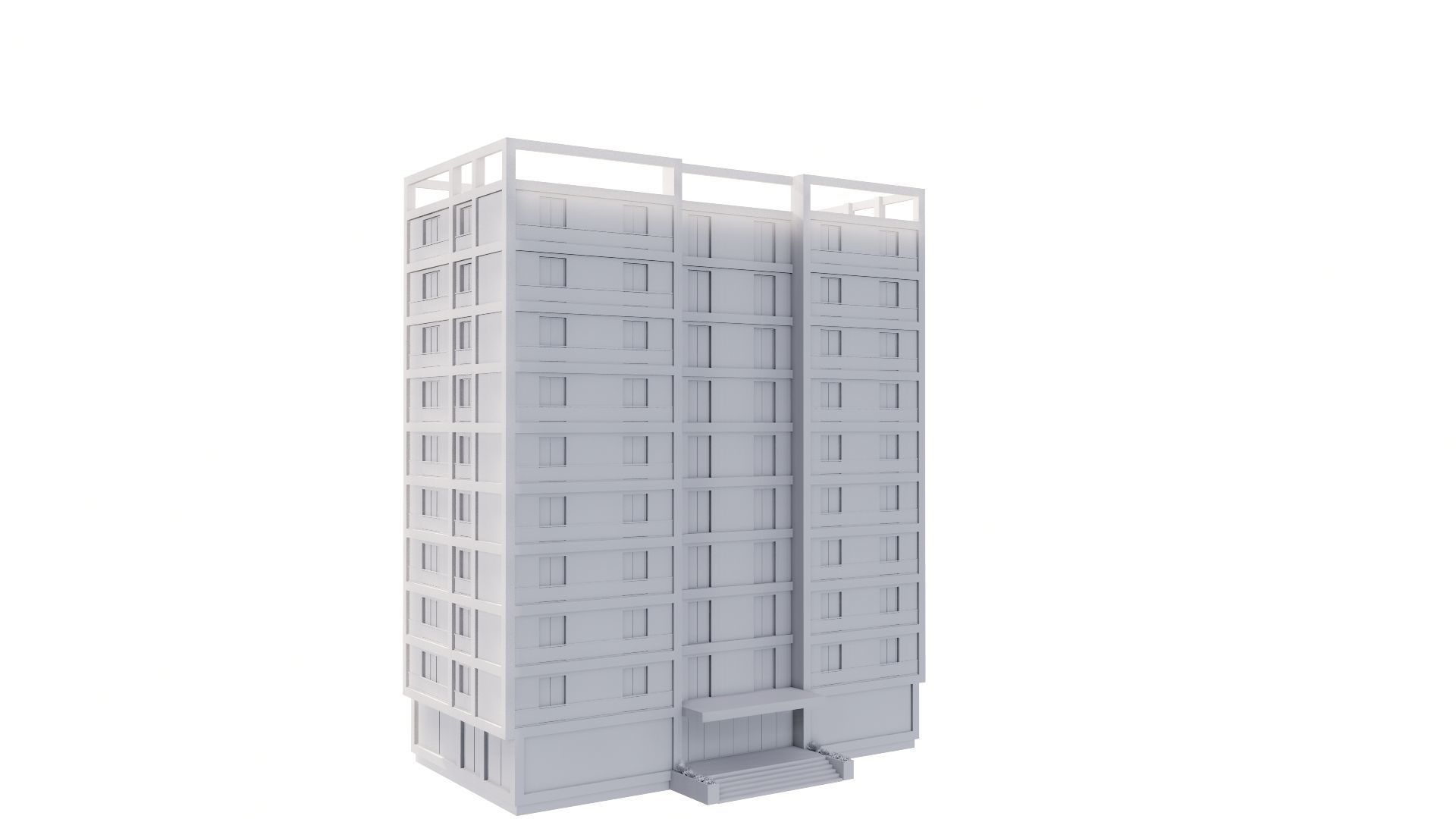 HOUSE 39 Low-poly 3D model_23