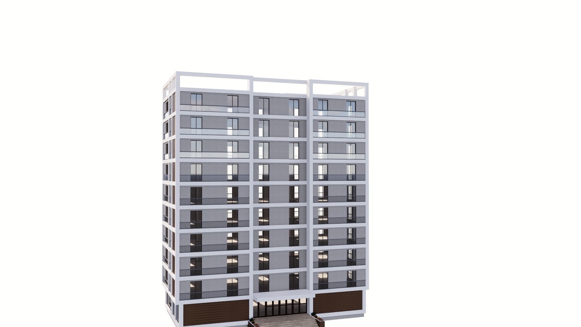 HOUSE 39 Low-poly 3D model_9