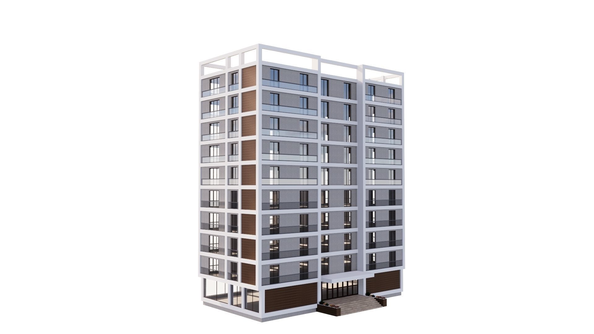 HOUSE 39 Low-poly 3D model_19