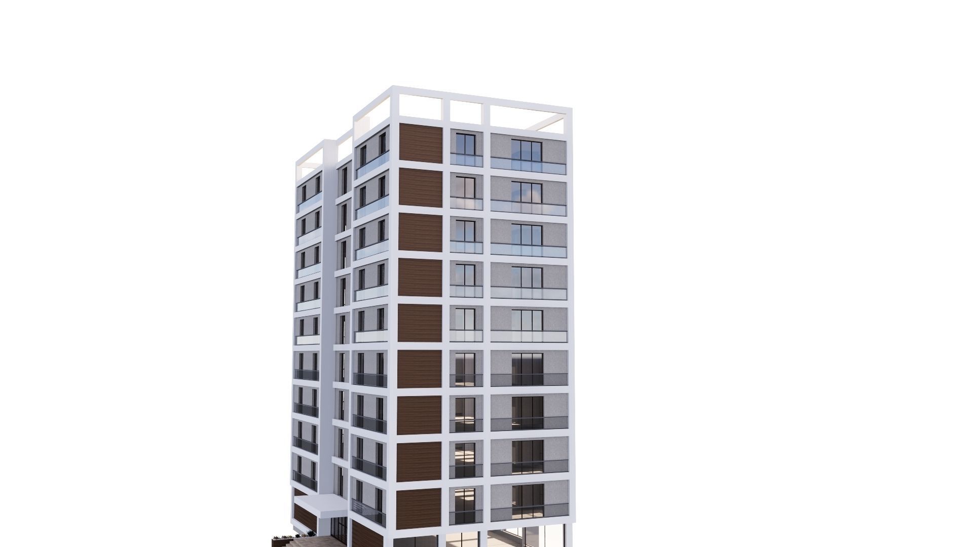 HOUSE 39 Low-poly 3D model_8