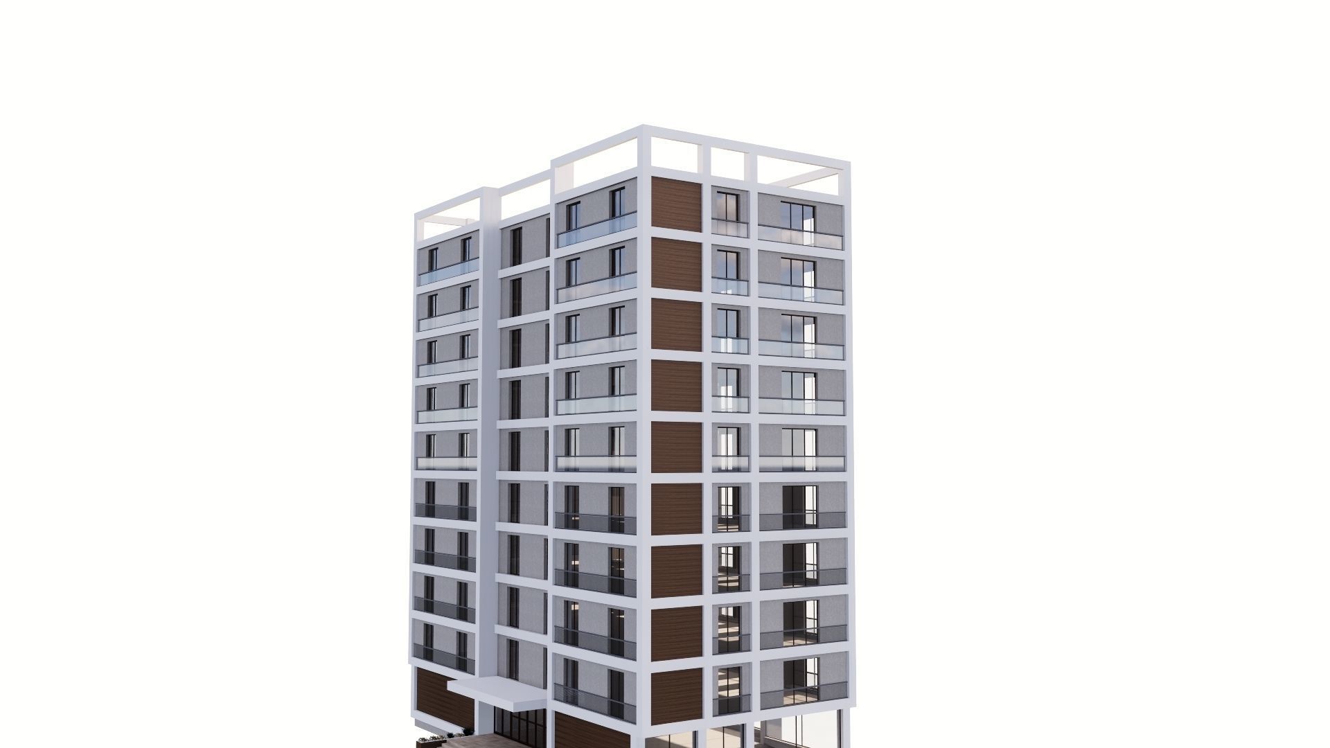 HOUSE 39 Low-poly 3D model_13