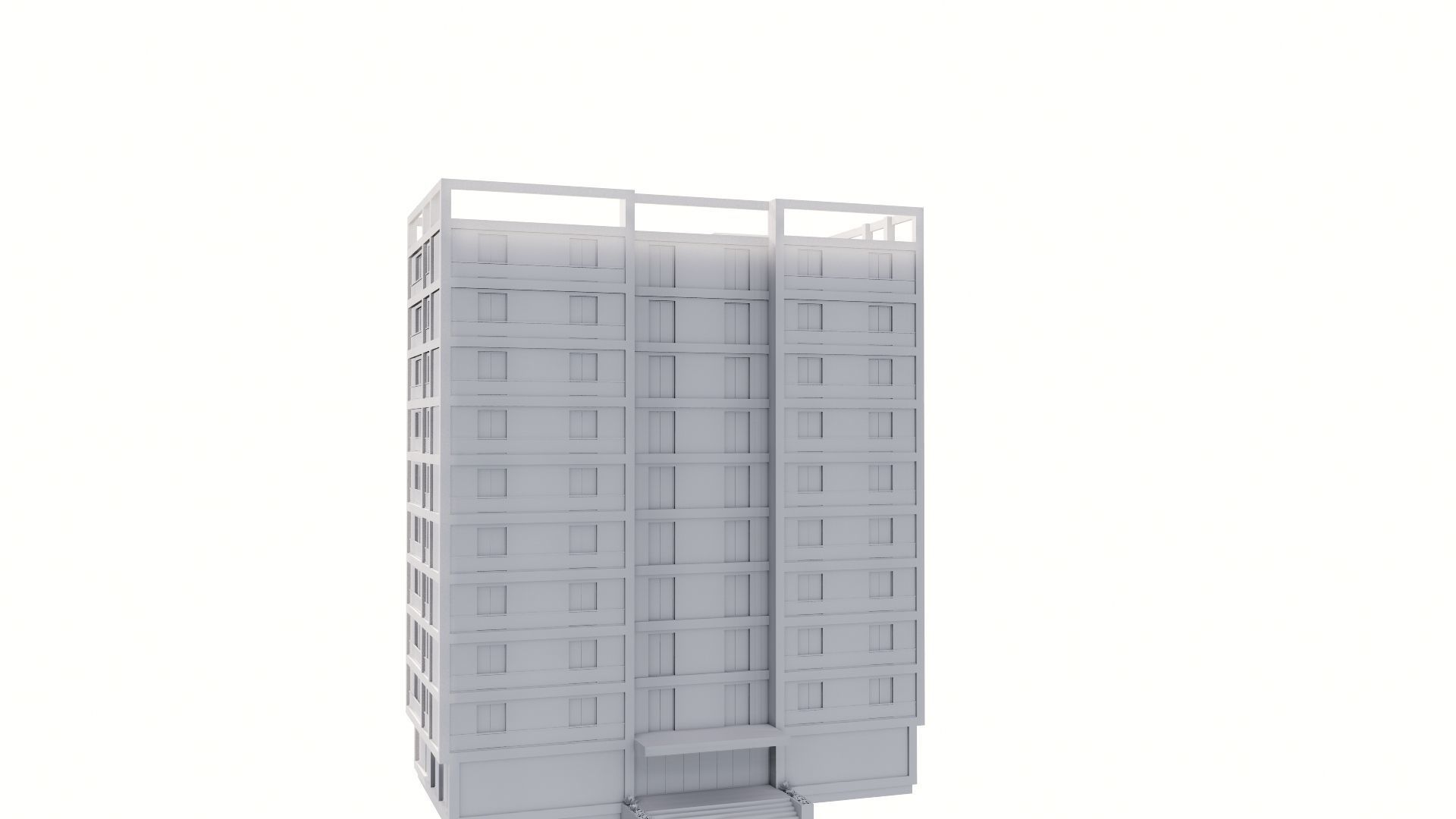 HOUSE 39 Low-poly 3D model_27