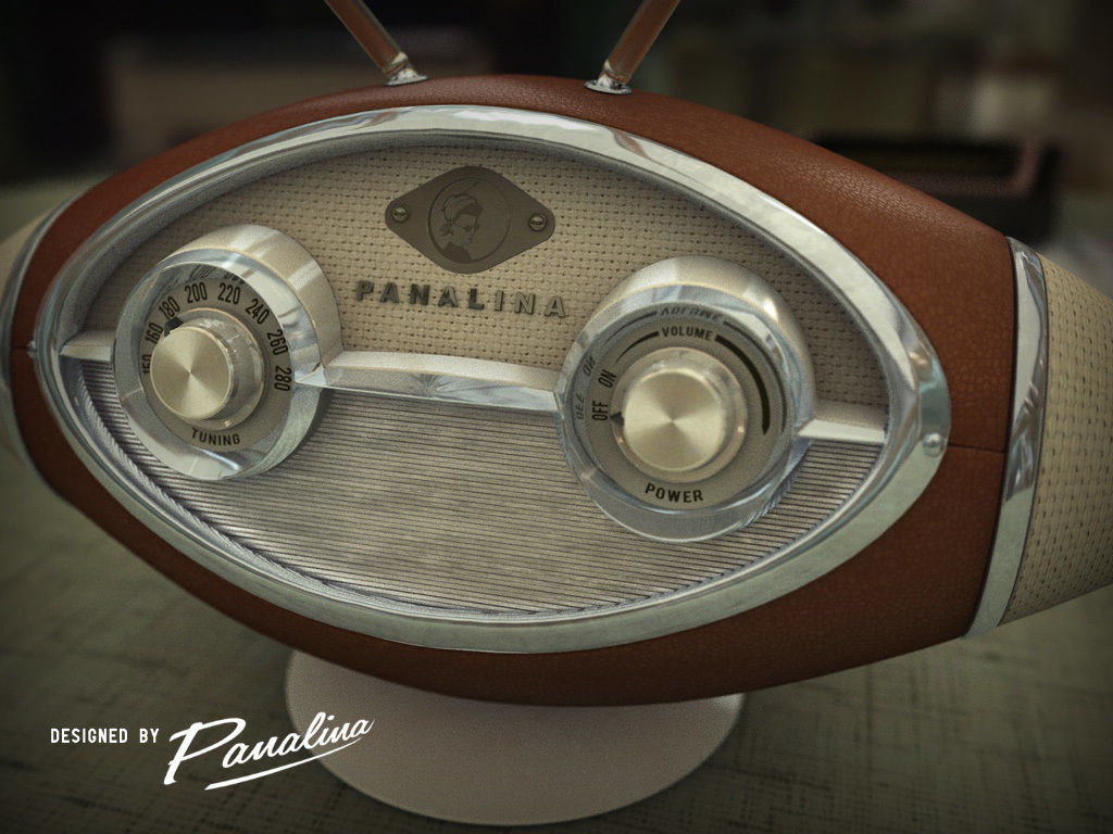 Vintage Radio Alien 1958 3D model_2