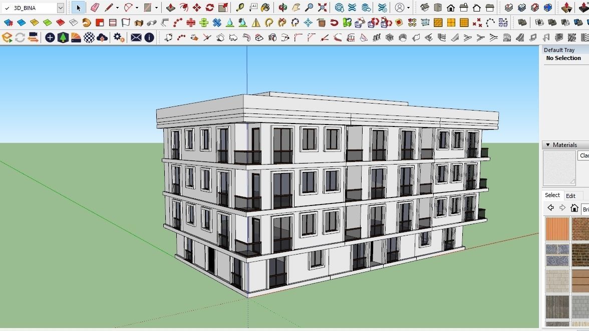 HOUSE 45 Low-poly 3D model_1