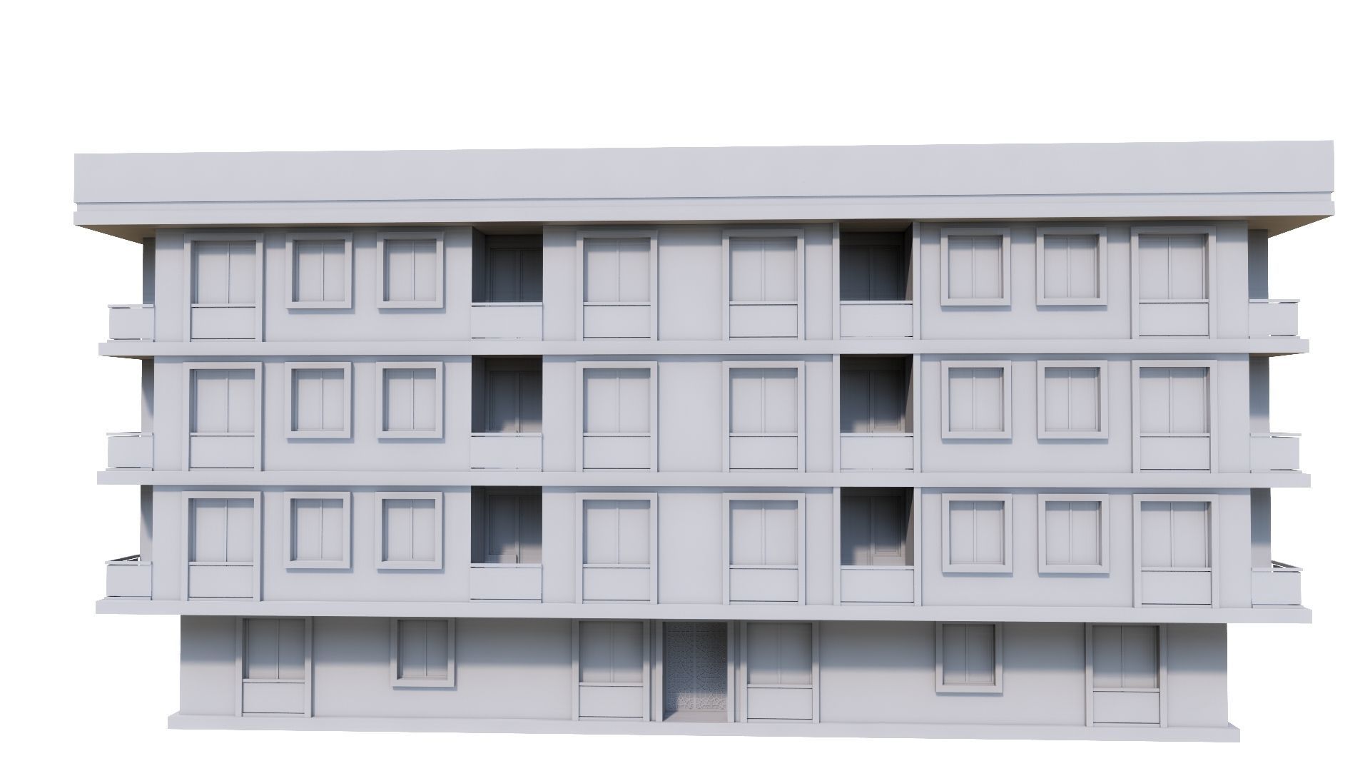 HOUSE 45 Low-poly 3D model_55