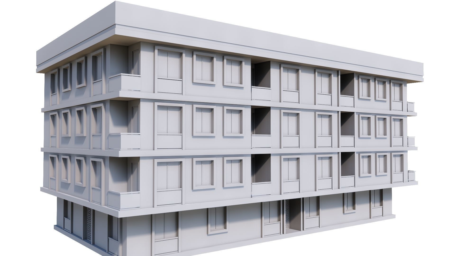 HOUSE 45 Low-poly 3D model_45