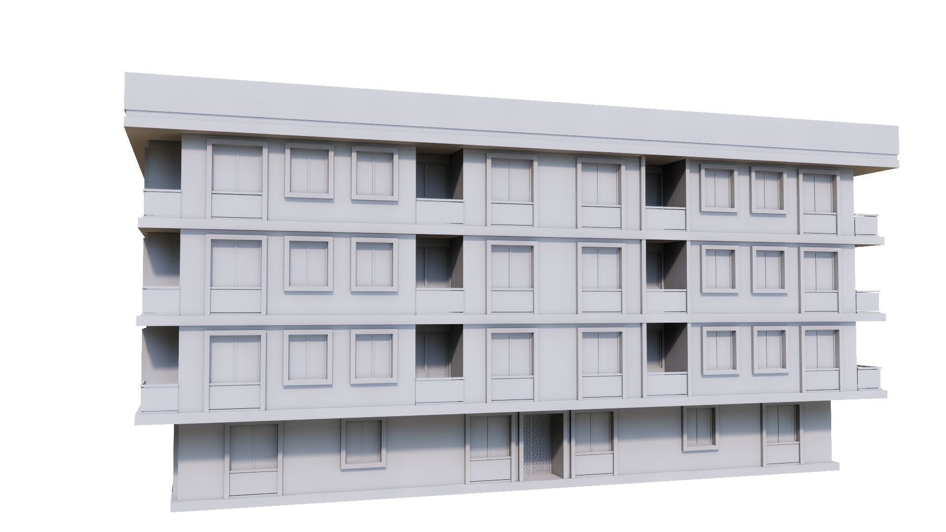 HOUSE 45 Low-poly 3D model_52