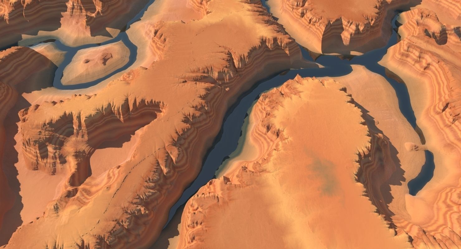 Canyon 004 3D model_9