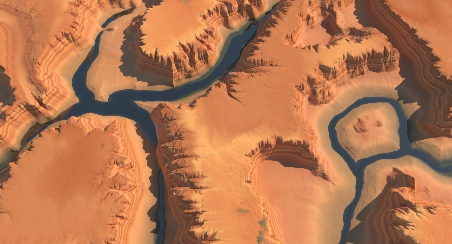 Canyon 004 3D model_8