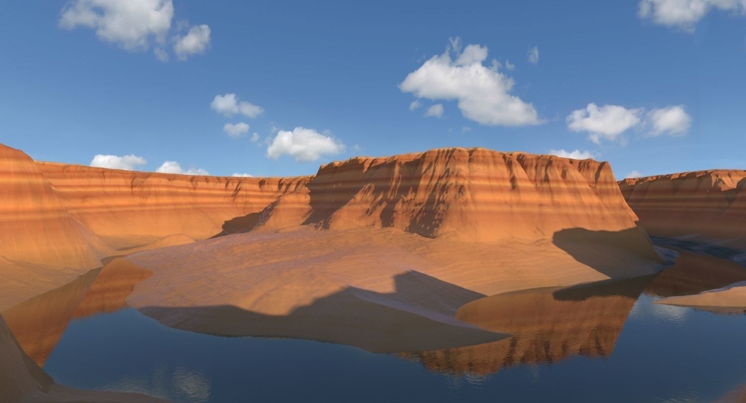 Canyon 004 3D model_1