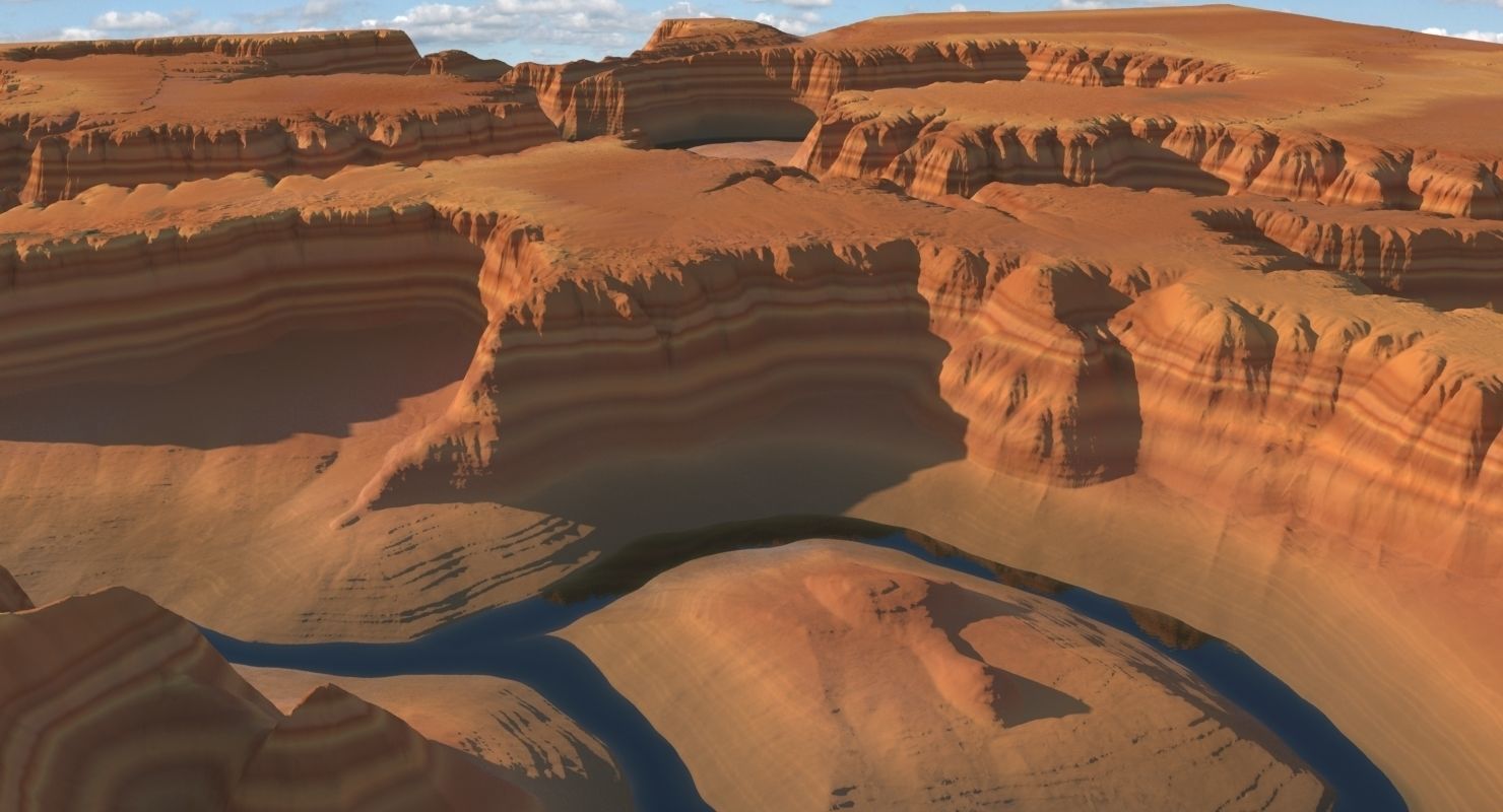 Canyon 004 3D model_7