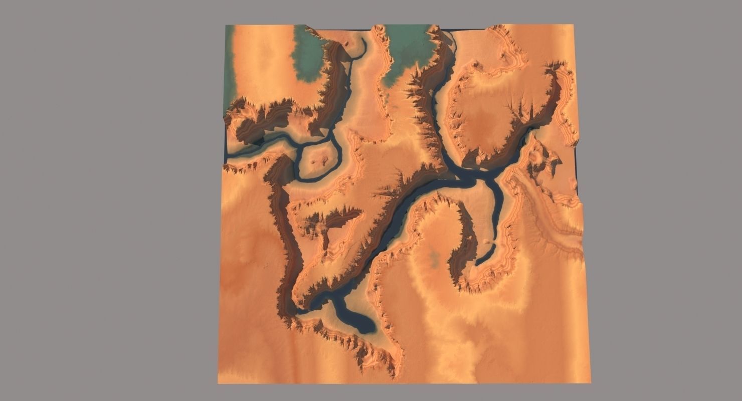 Canyon 004 3D model_10