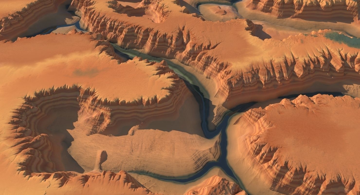Canyon 004 3D model_3