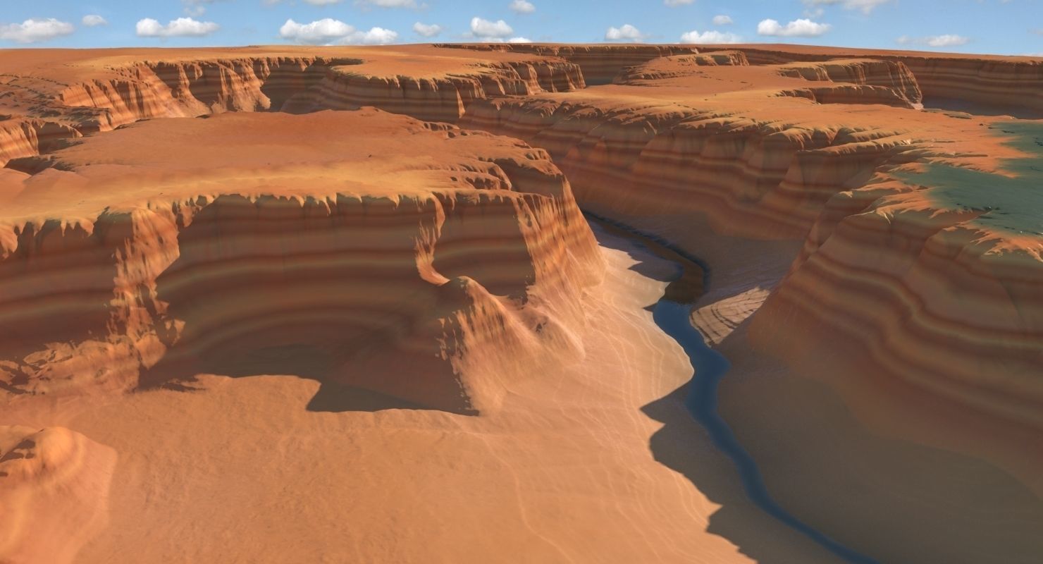 Canyon 004 3D model_5