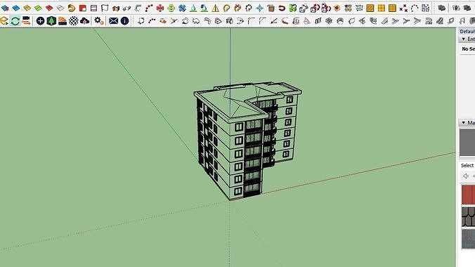HOUSE 47 Low-poly 3D model 4