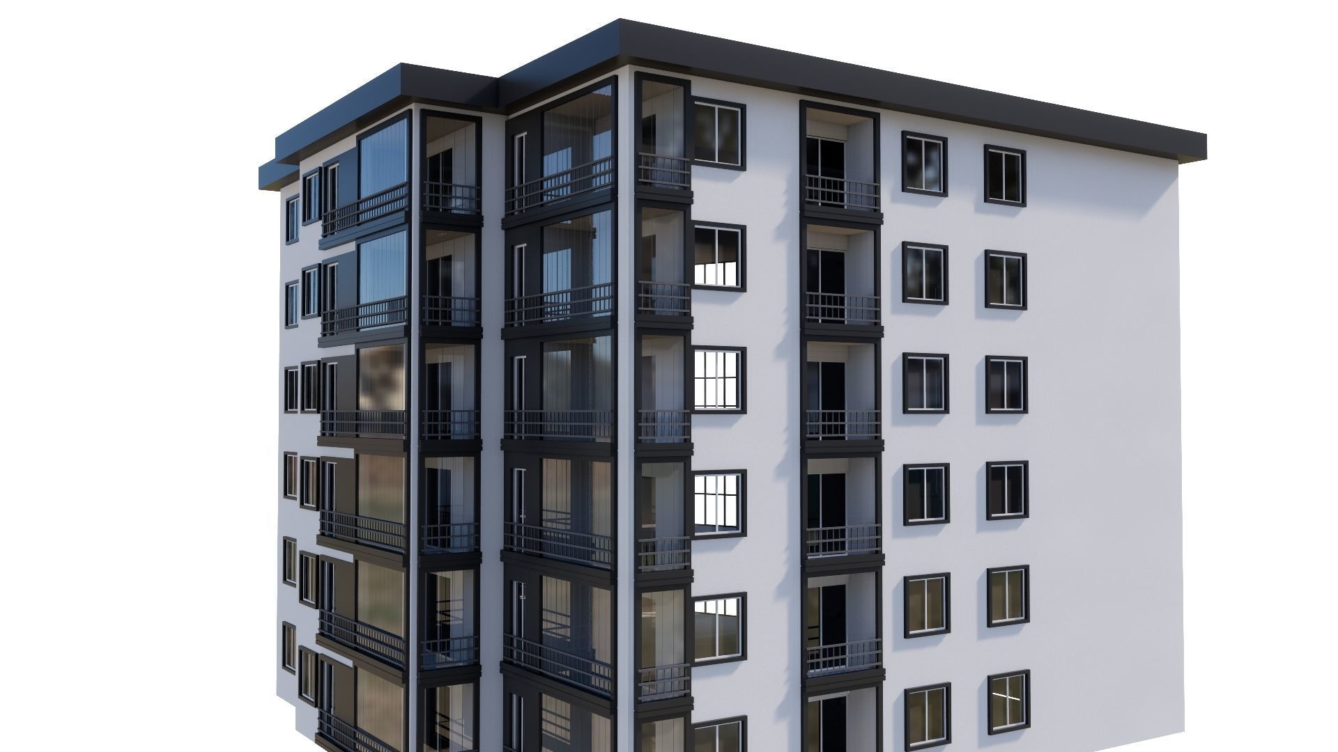 HOUSE 47 Low-poly 3D model_15