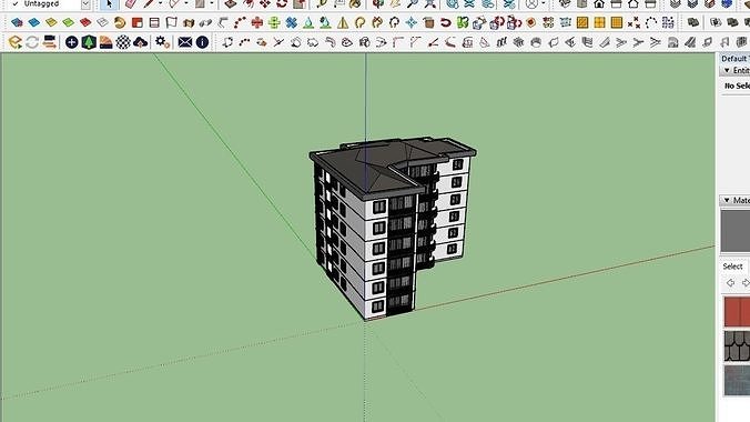 HOUSE 47 Low-poly 3D model 2