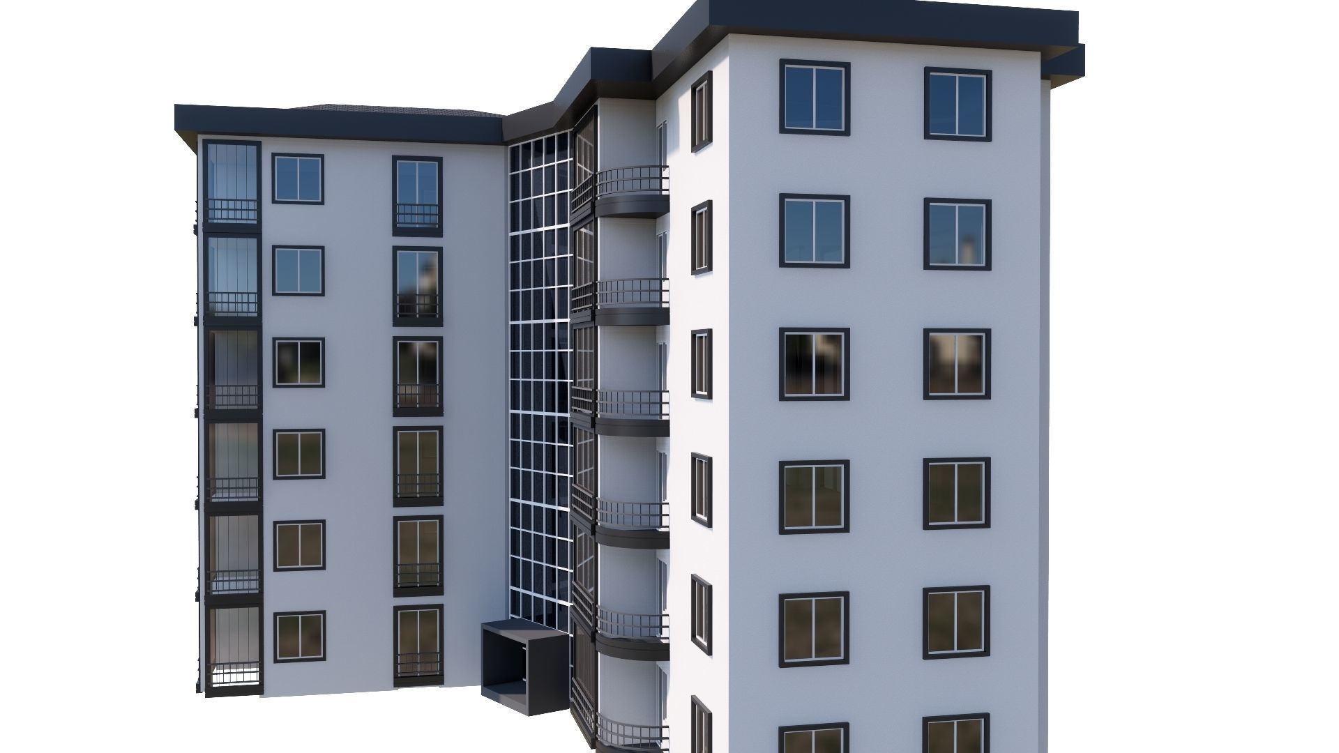 HOUSE 47 Low-poly 3D model_37