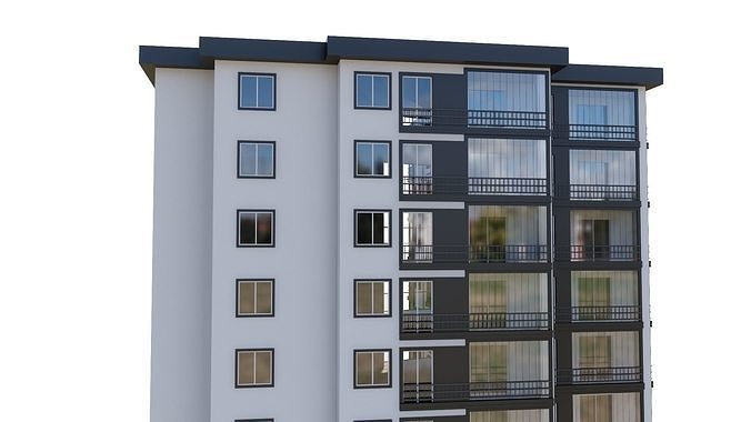 HOUSE 47 Low-poly 3D model 5