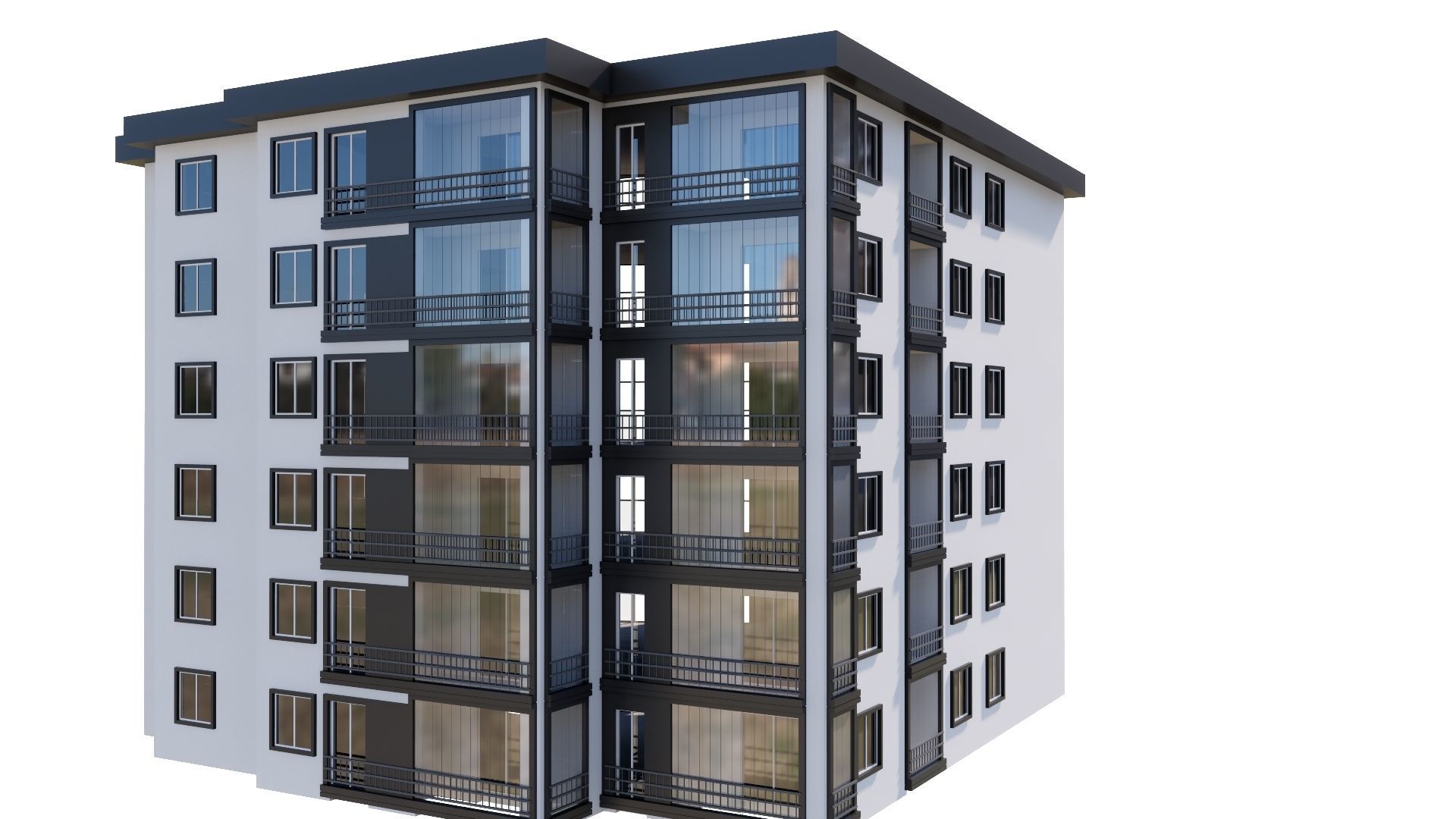 HOUSE 47 Low-poly 3D model_12