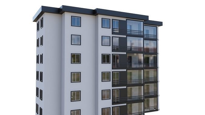 HOUSE 47 Low-poly 3D model 3