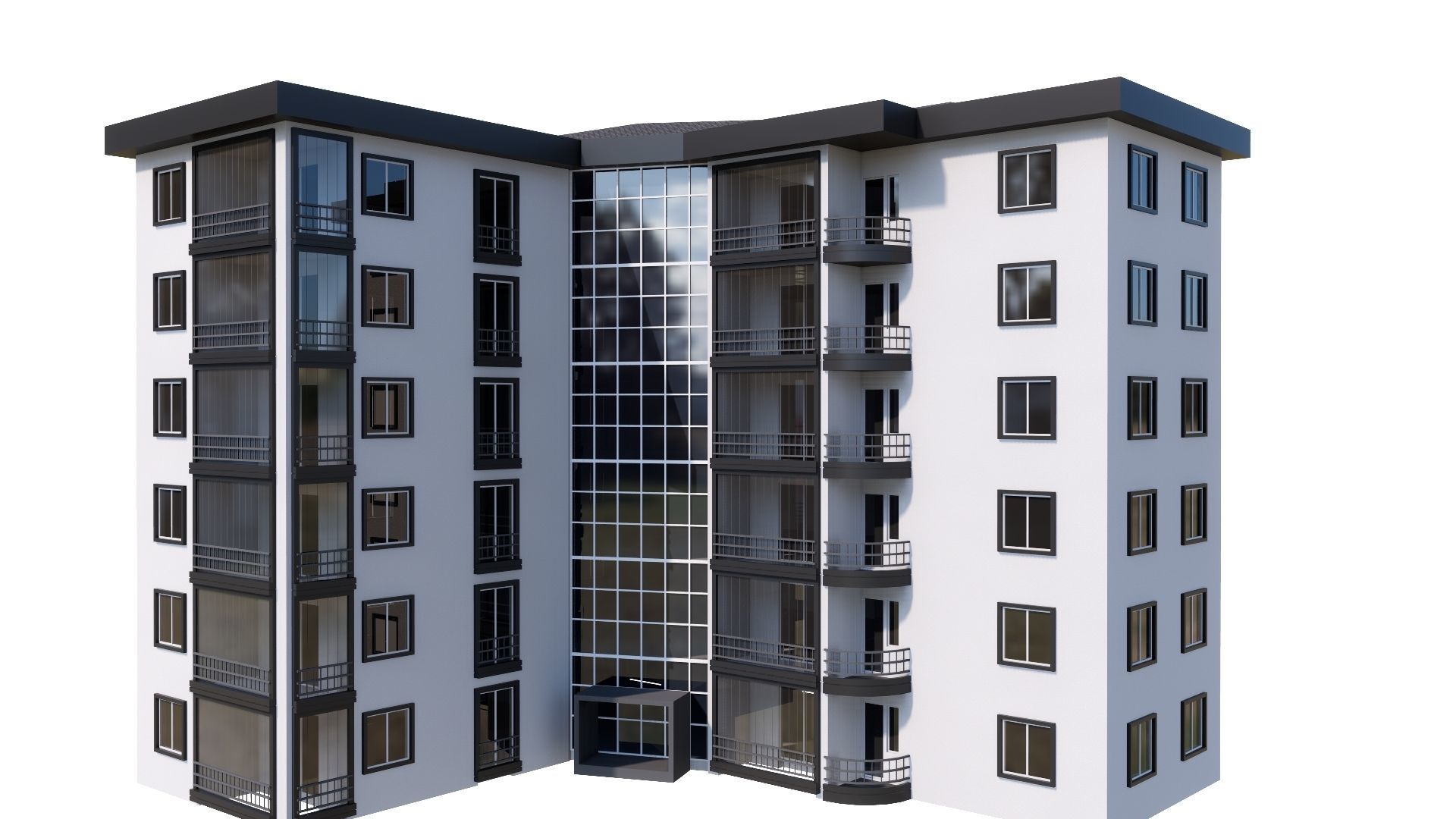 HOUSE 47 Low-poly 3D model_32