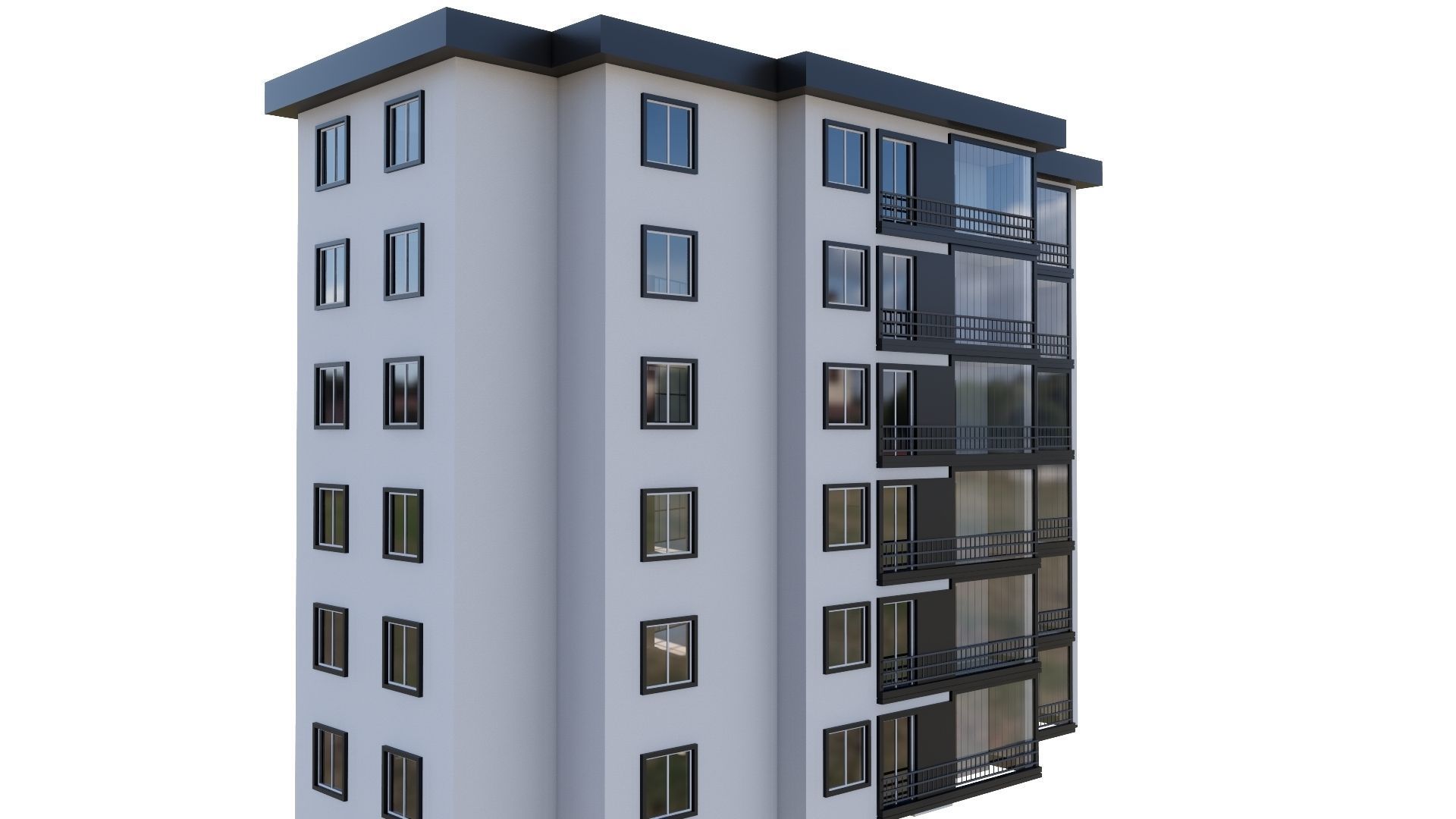 HOUSE 47 Low-poly 3D model_8