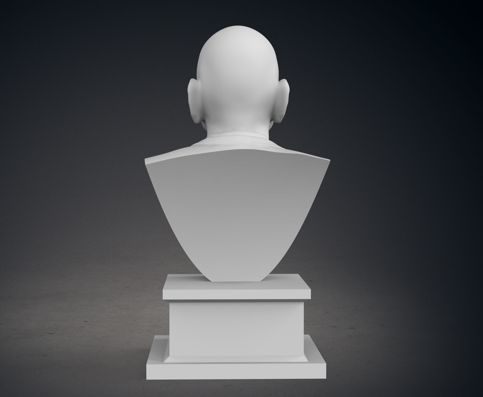 Sir Ben Kingsley Bust 3D print model_5