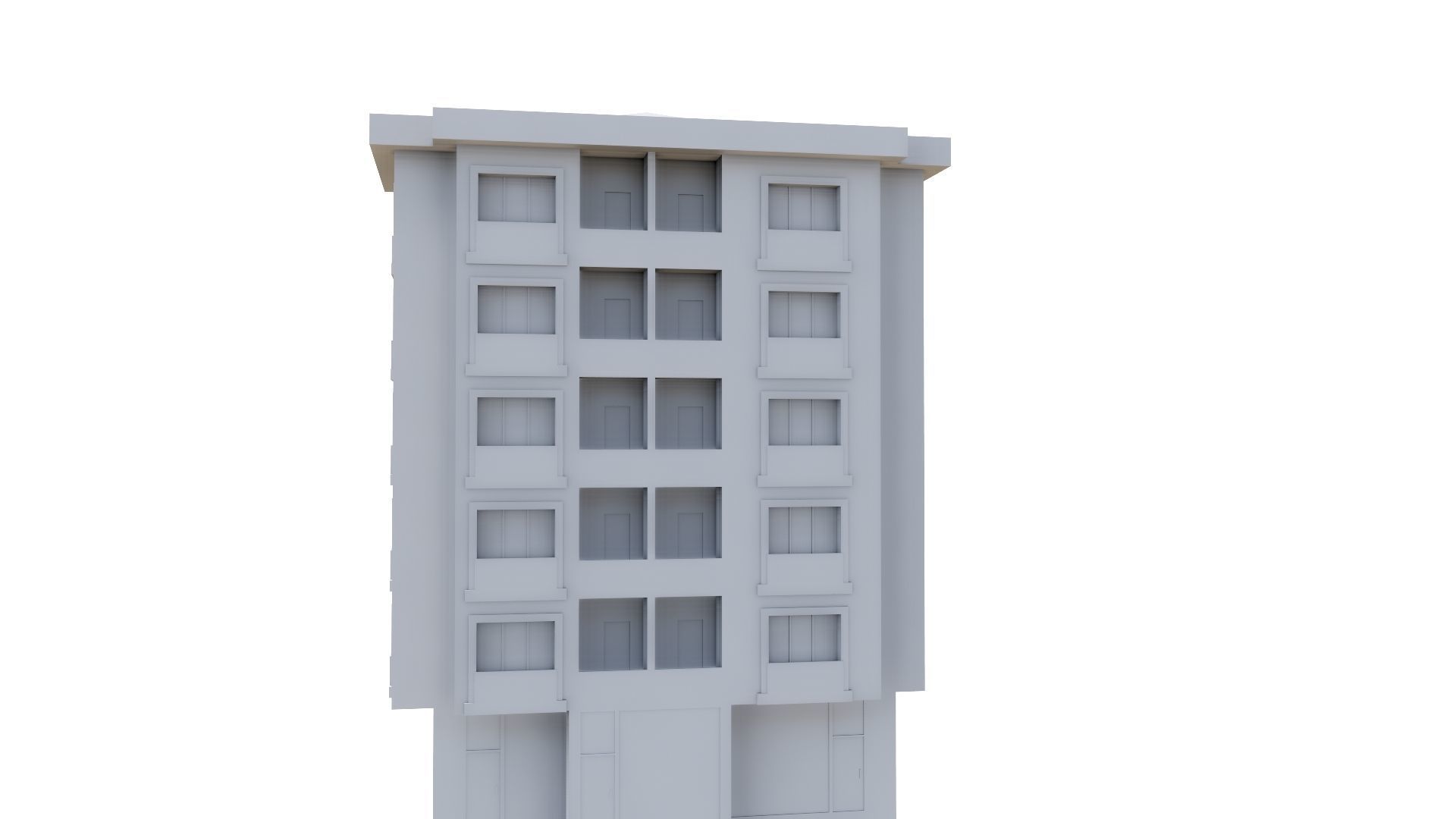 HOUSE 49 Low-poly 3D model_46