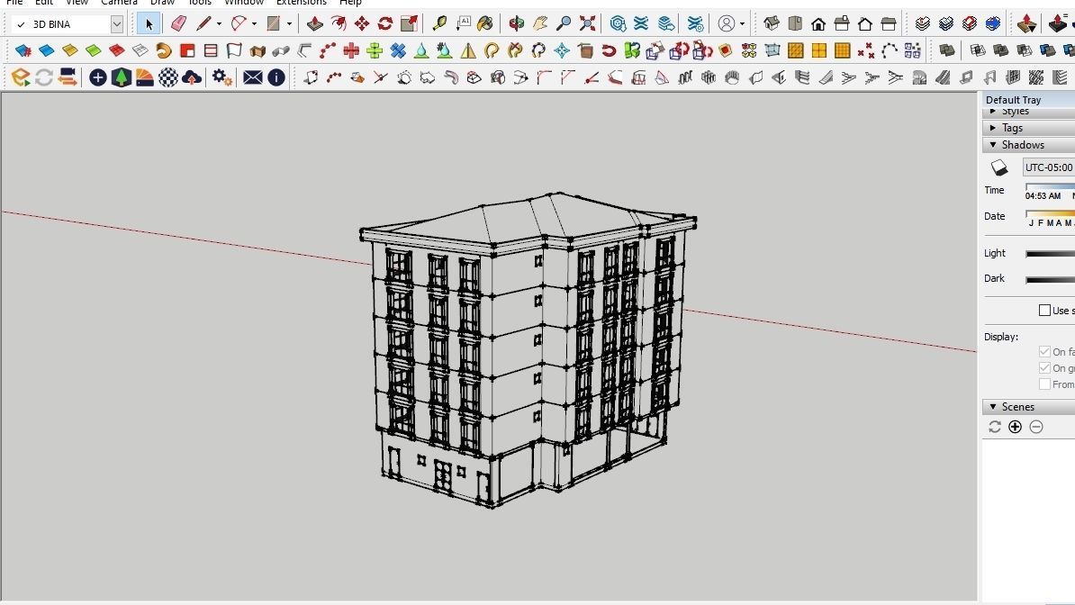 HOUSE 49 Low-poly 3D model_4