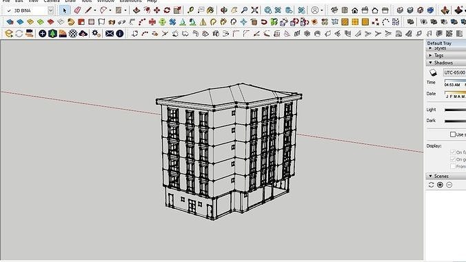 HOUSE 49 Low-poly 3D model 5