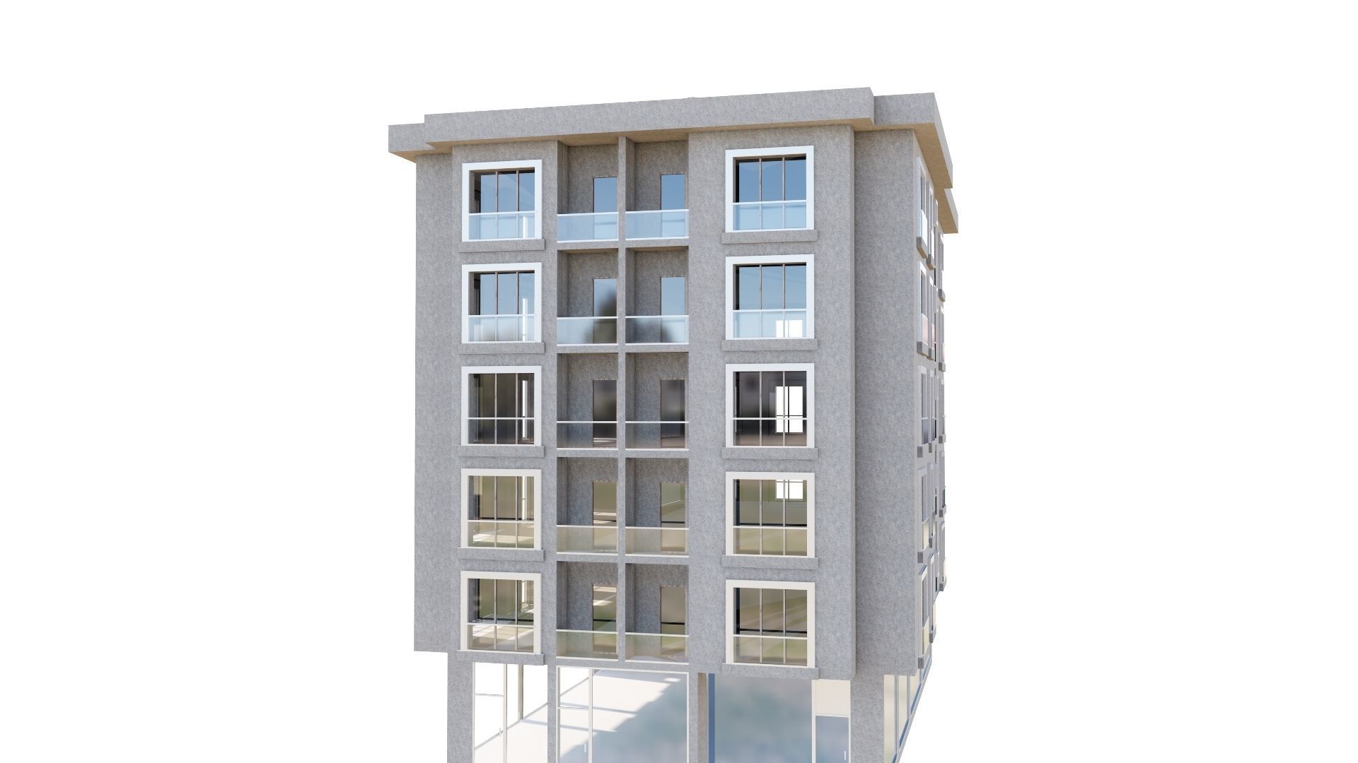 HOUSE 49 Low-poly 3D model_9