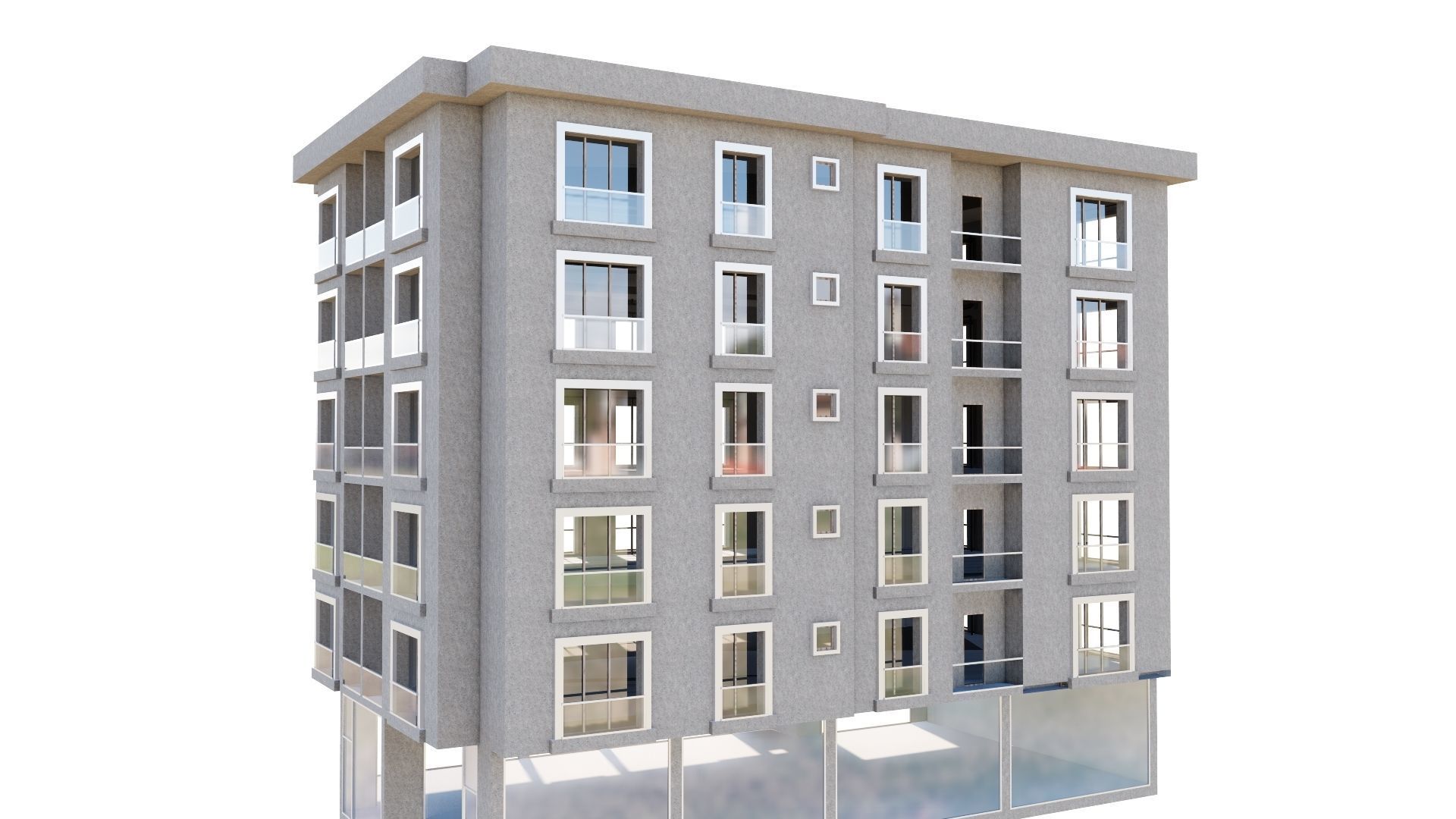 HOUSE 49 Low-poly 3D model_17