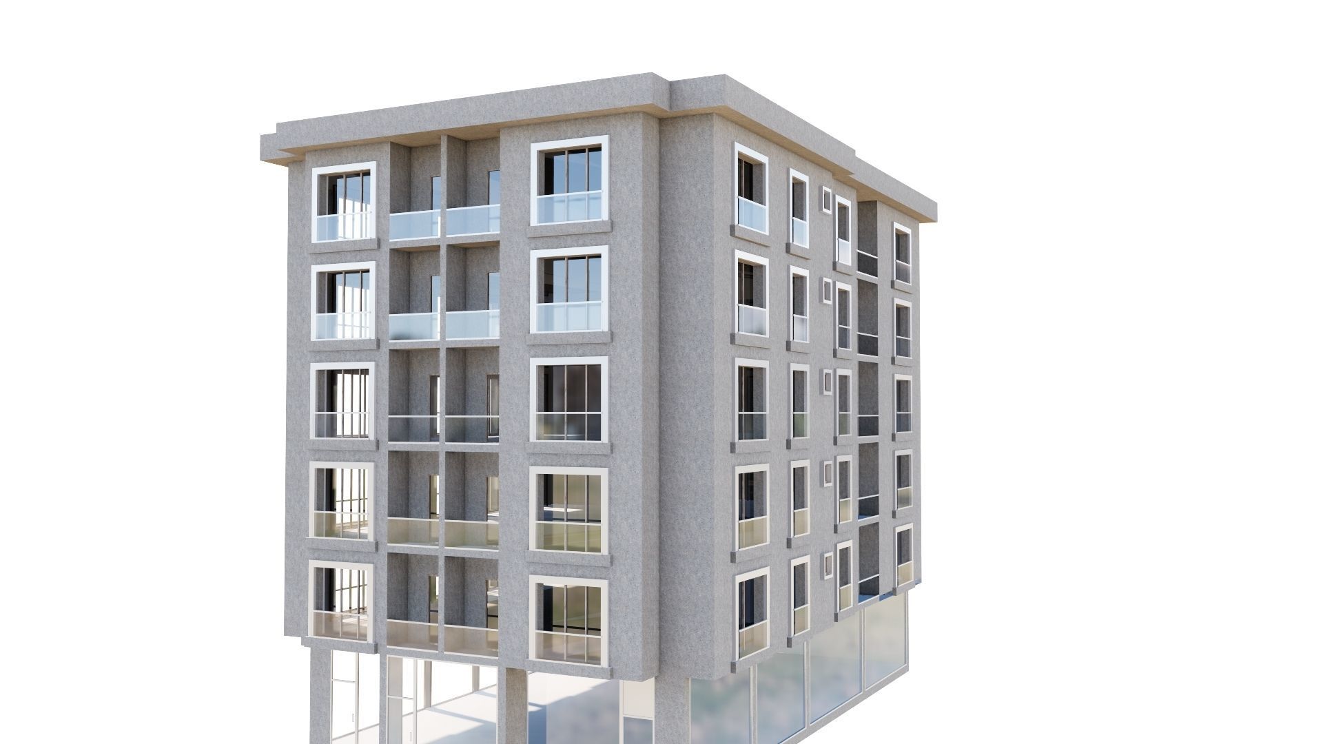 HOUSE 49 Low-poly 3D model_11