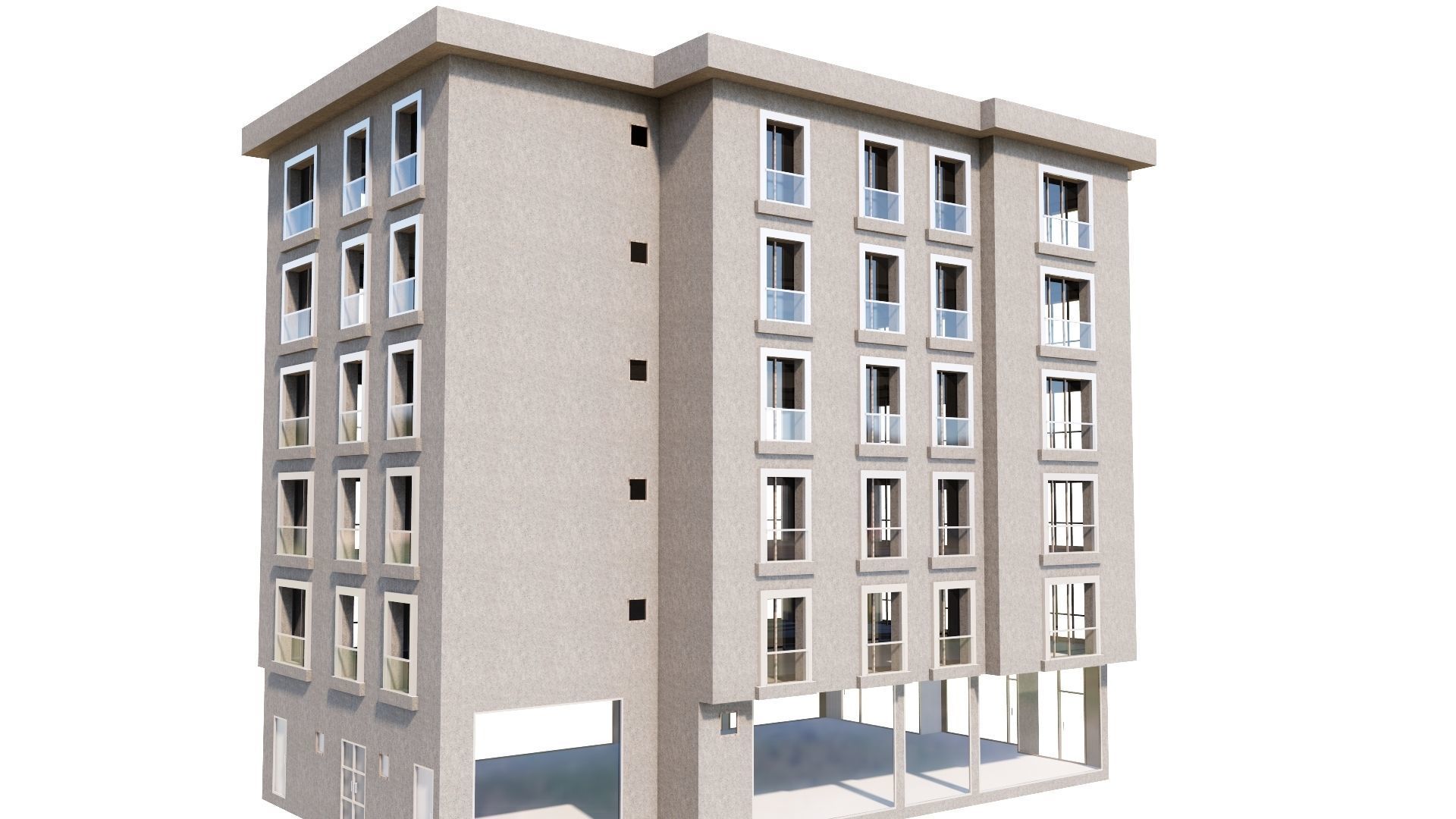 HOUSE 49 Low-poly 3D model_2